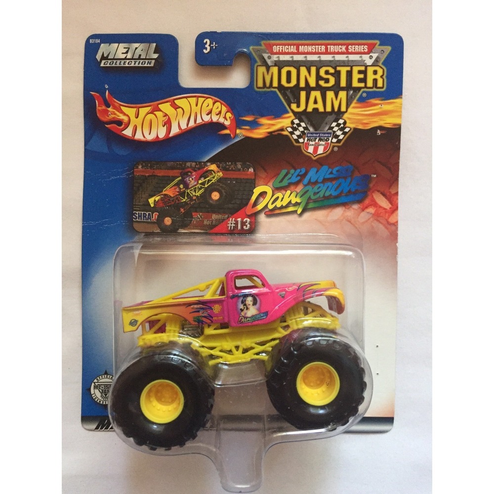 Hot Wheels Monster Jam Truck LiL' Miss Dangerous Die-cast 1/64 Scale‎ B3184-0718